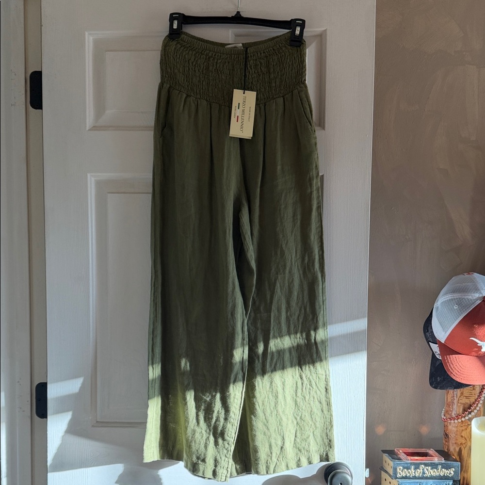 Olive Green Women's Pants